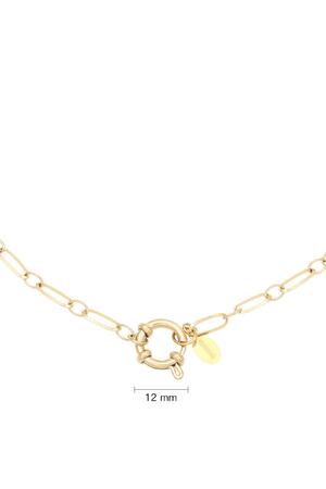 Ketting Chain Cora Goud Stainless Steel h5 Afbeelding2
